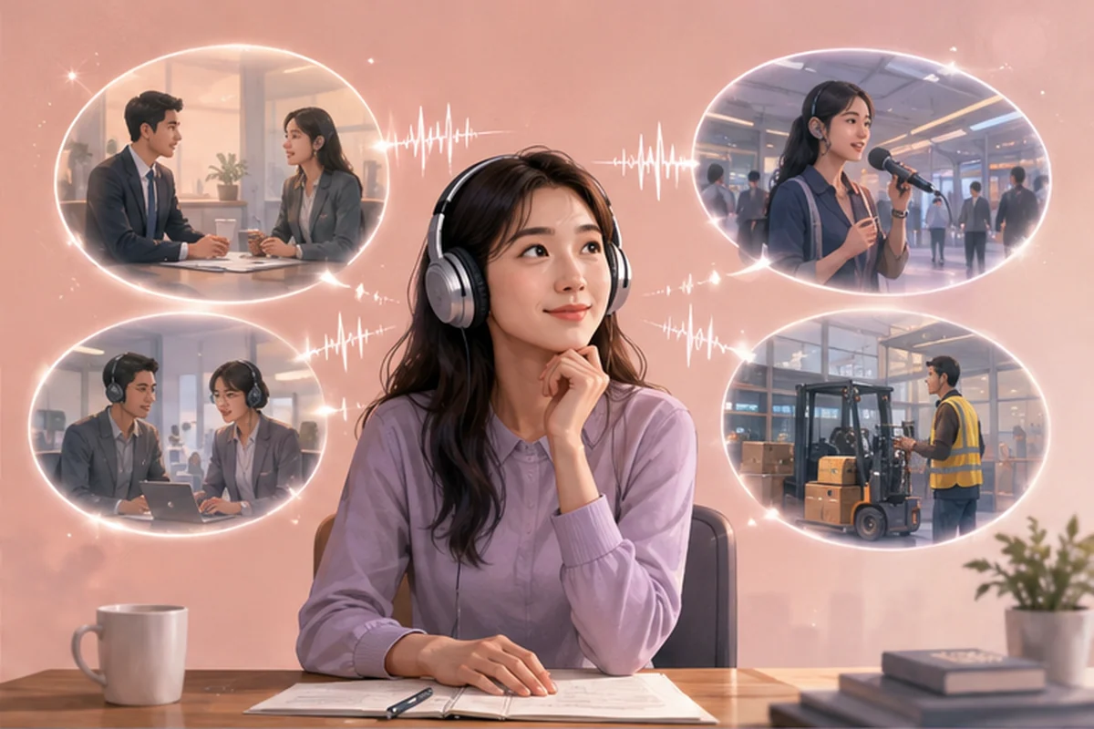 TOEIC Listening (Parts 1–4): strategy for a higher score — visual guide